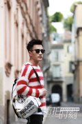 刘恺威米兰街头的夏日清爽暖男杀