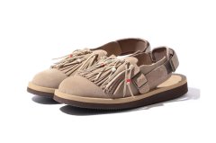 BEAMS和SUICOKE联名Bespoke Fringe Sandal凉鞋