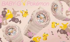 卡西欧BABY-G和Pokmon宝可梦全新联名手