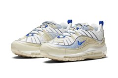 耐克Air Max 98宝石蓝象牙白配色鞋款曝