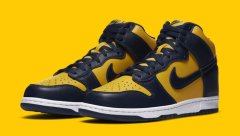 Nike Dunk High Michigan复刻黑篮球鞋曝光