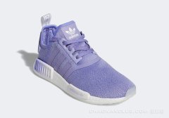 全新adidas NMD R1香芋紫配色跑鞋发售