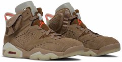 Travis Scott和Air Jordan 6 British Khaki联名鞋