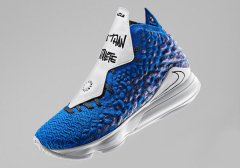 uninterrupted和Nike联名Lebron 17蓝色鞋款曝