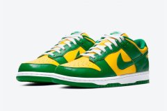 Nike Dunk Low新款Brazil巴西主题配色鞋款