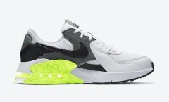 Nike Air Max Excee全新黑白灰荧光绿鞋款