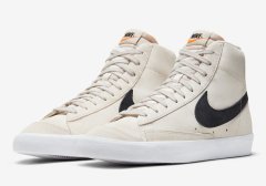 Nike Blazer Mid 77 Suede奶油白色麂皮鞋款