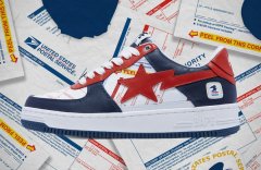 Bape x USPS 全新联名 BAPESTA 鞋款及服饰系列即将发