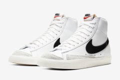 Nike将复刻Blazer Mid 77 Vintage黑白配色鞋