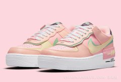 全新Nike Air Force 1 Shadow女士专属粉色鞋