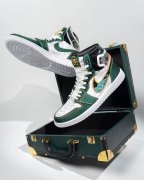 定制版龙年 AJ1青龙字样丝绸材质全身