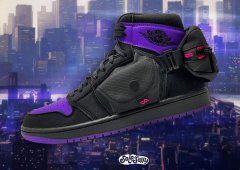 蜘蛛侠纵横宇宙限定 AJ1 Utility Stash 鞋
