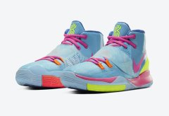 Nike Kyrie 6 GS Pool新款蓝粉配色欧文篮球