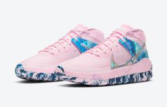 Nike KD 13 Aunt Pearl粉红扎染配色球鞋曝
