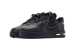 Nike Air Force 1 React DMSX黑魂配色曝光