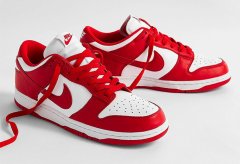 Nike Dunk Low University Red红白配色即将发