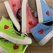COMME des GARONS PLAY与匡威Chuck 70联名鞋曝