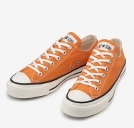 Converse鲜橙配色日本制All Star帆布鞋曝