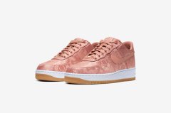 CLOT和Nike Air Force 1 LowRose Gold联名鞋即