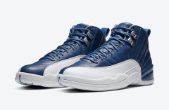 Air Jordan 12 Indigo蓝白配色篮球鞋即将发