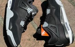 Air Jordan 4 全新Black Canvas配色鞋款抢先