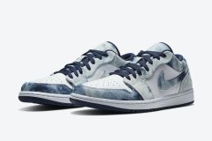 Air Jordan 1 LowWashed Denim牛仔拼接配色曝