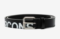 COMME des GARONS推出Huge Logo皮革腰带系列