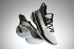 安德玛Curry 7全新黑白金配色FOR THE G
