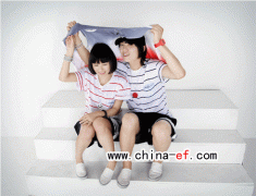 清爽夏日 08韩版情侣服悄燃上市