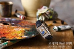 积家推出梵高自画像珐琅彩绘翻转腕