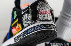 耐克 x Neckface 全新联名 SB Dunk Low 鞋款上脚图赏析