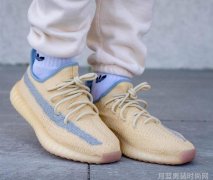 adidas Yeezy Boost 350 V2 Linen上脚图