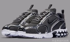 Stssy和Nike Air Zoom Spiridon CG 2联名鞋官图曝光